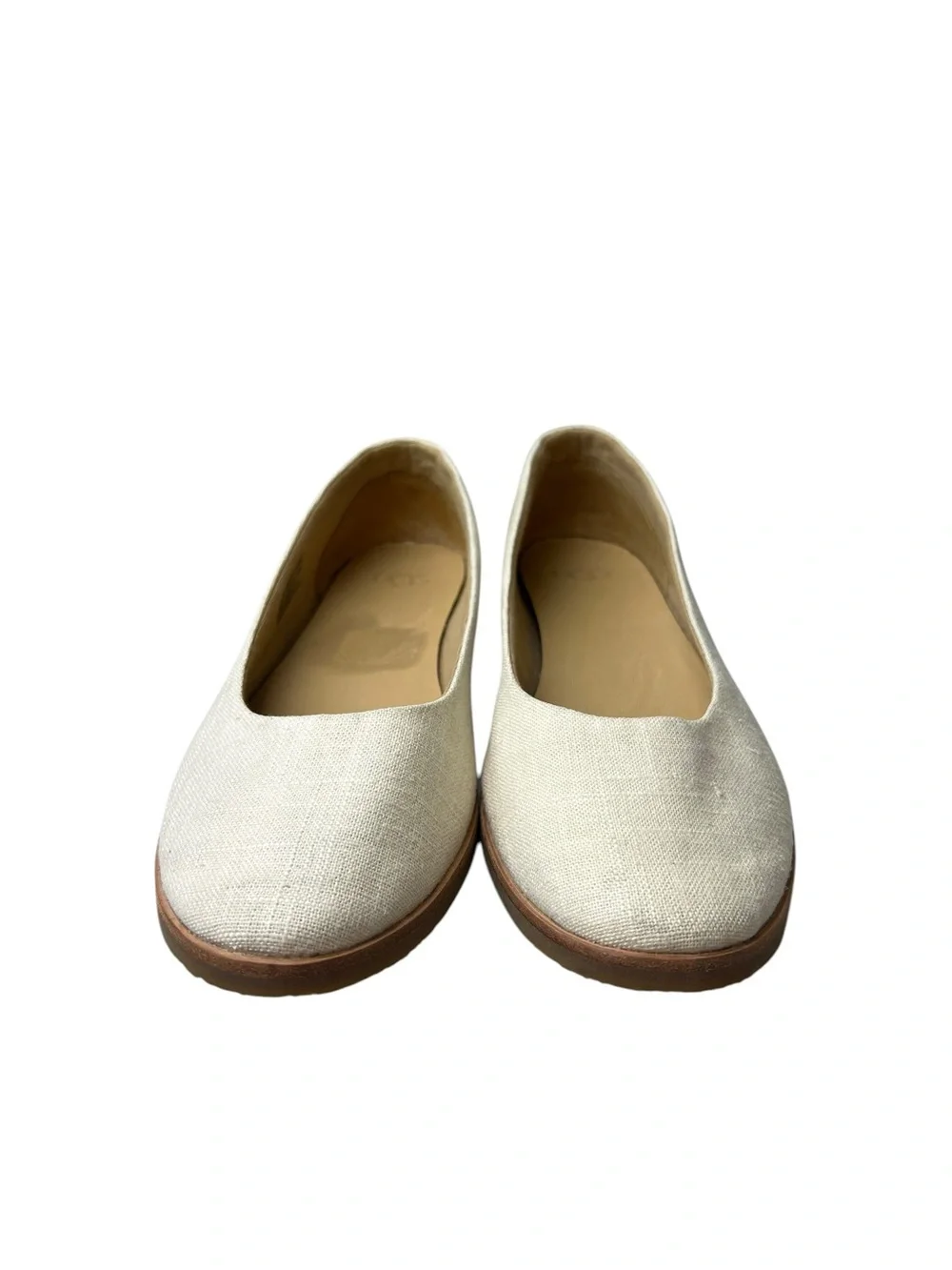Ugg Mesa Tassel Cream Size 9.5 Flats Flat Shoes